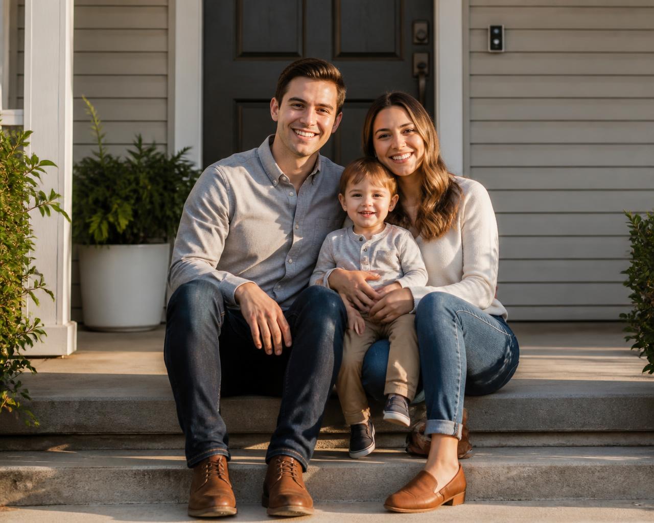 Family considering retirement planning